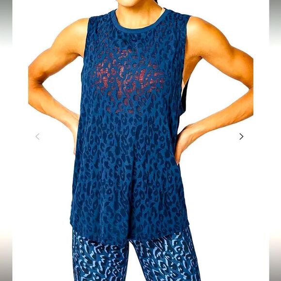 EUC Sweaty Betty Flow Workout Vest, Beetle Blue Sz. XXS - Picture 1 of 10